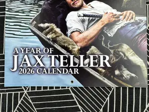 A Year of Jax Teller 2026 Calendar – Sons of Anarchy Fan Calendar, Motorcycle Club Vibes, Badass Wall Art Gift for Fans