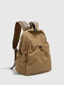 Fashionable and lightweight men's backpack, new casual and simple waterproof backpack, suitable for high school girls' travel backpack, suitable for commuting to work, traveling and other scenarios durable backpack