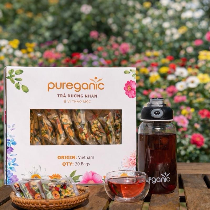 Tra Thao Moc PUREGANIC Herbal Tea - 30 Bags, jujube, goji berry