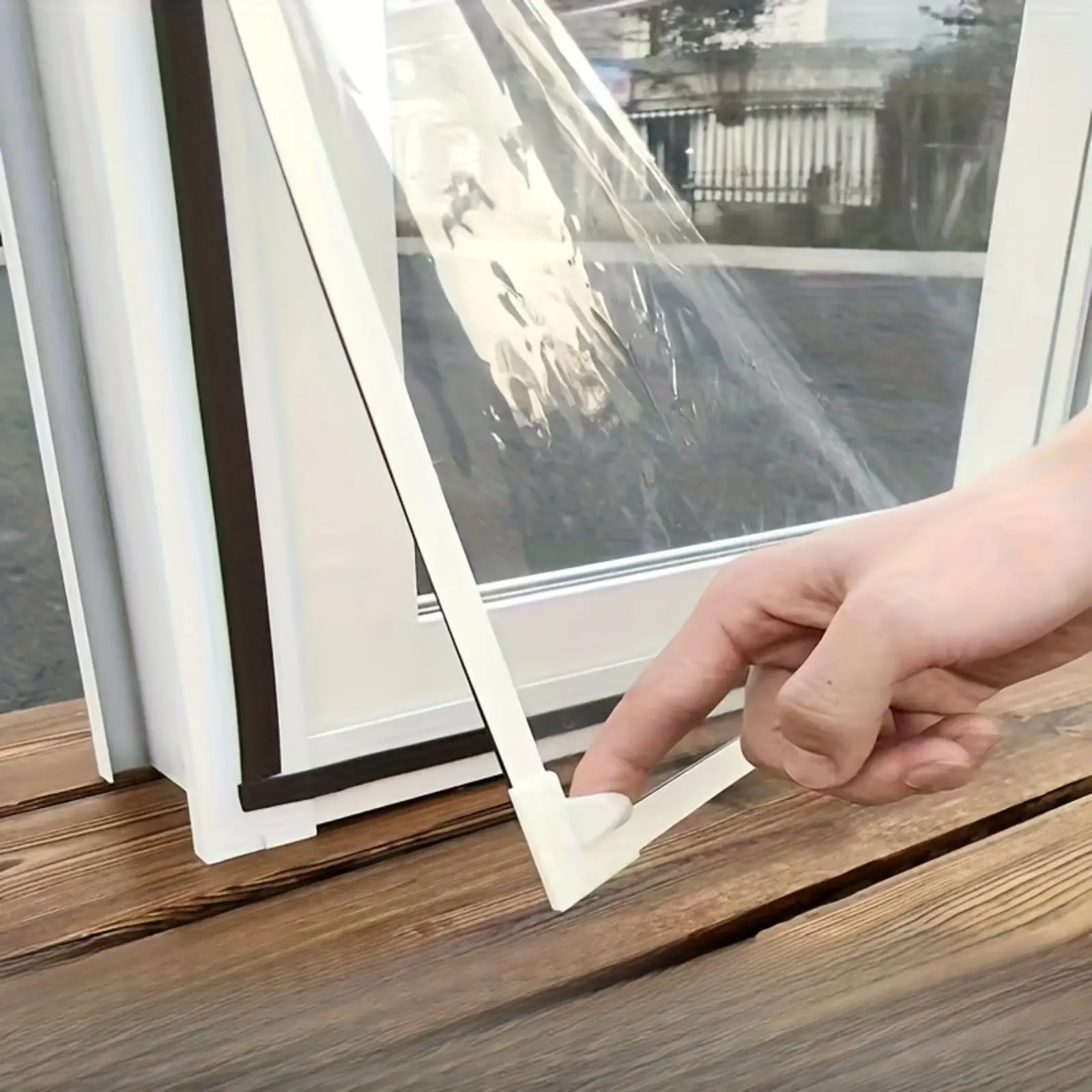 122x160cm DIY Magnetic Window Insulation Kit Winter Cold Protection Windproof