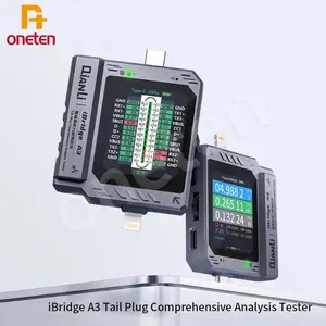 QIANLI IBridge A3 Mobile Phone Tail Plug Detector Support Lightning and Type-C Interface Devices for IPhone HUAWEI Samsung XM