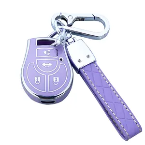 Key Fob Cover Case Compatible with Nissan Altima Armada Cube Maxima 350Z NV1500 NV200 NV2500 NV3500 Rogue Quest Sentra Versa Infiniti FX35 FX45 Accessories