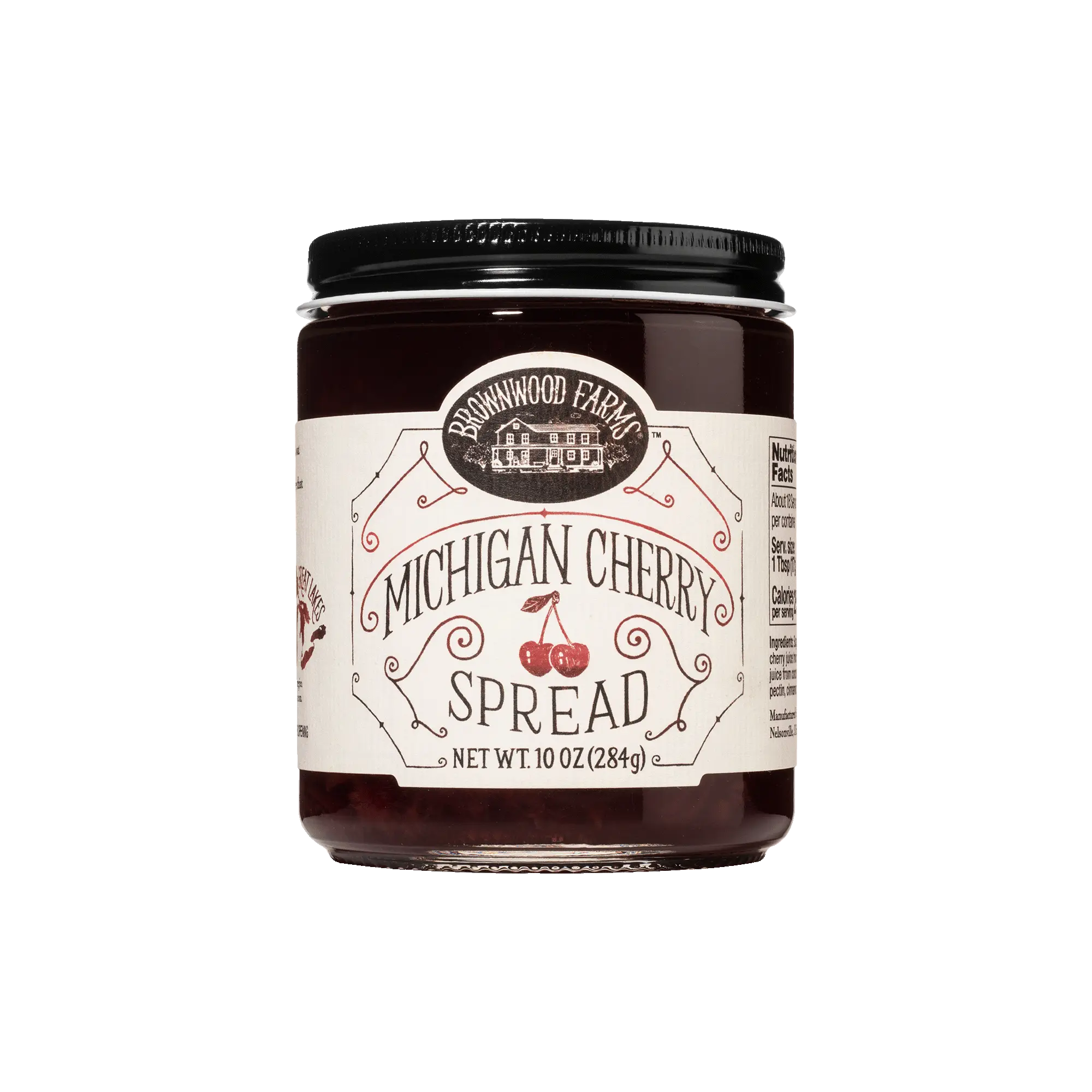 Michigan Cherry Spread, Natural Food Made in Small Batches, Pantry Preserve