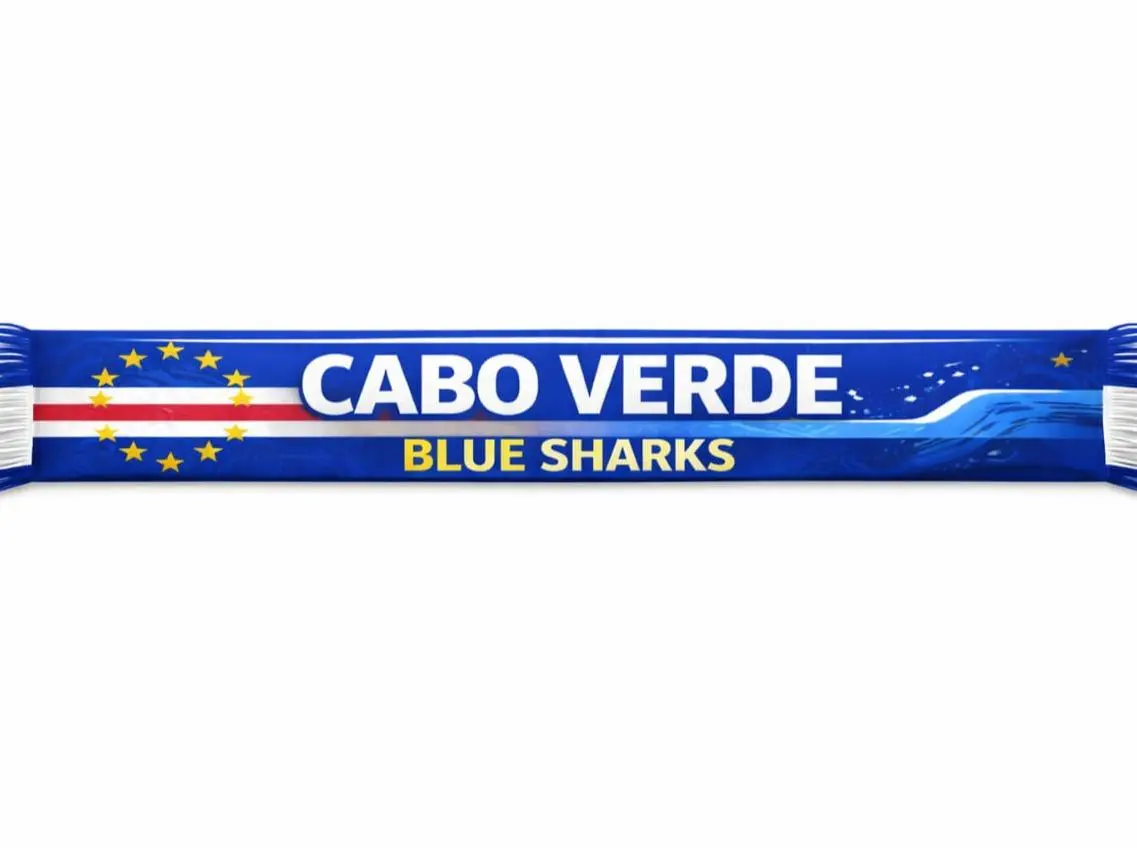 Cabo Verde Flag Scarf Wrap, Unisex Colorful Lightweight Shawl, Patriotic Atlantic Island Pride Accessory for Casual Wear, Scarf Style, Wrap Shawl, Colorful Wrap Scarves