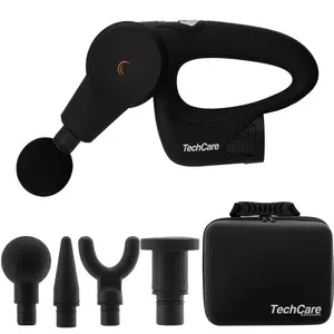 Handheld Massager Percussion Massager with 4 Massager Tips & Carrying Case Rechageable