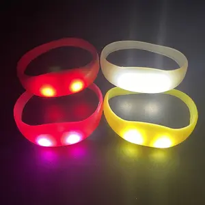 Concert luminous bracelet LED luminous vibration voice-activated bracelet, music festival evening event Party Supplies Lightweight