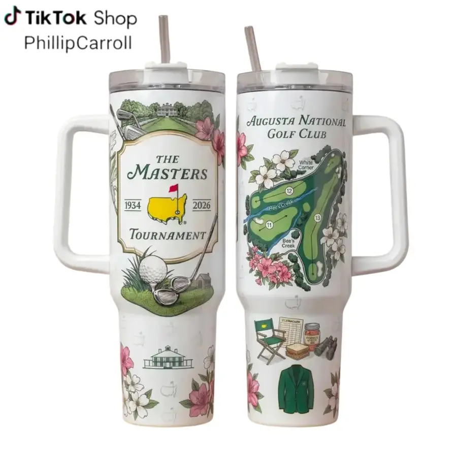 MASTERS ホワイト タンブラー 16oz Masters Tournament Golf 2026 Tumbler 40oz 30oz with Handle