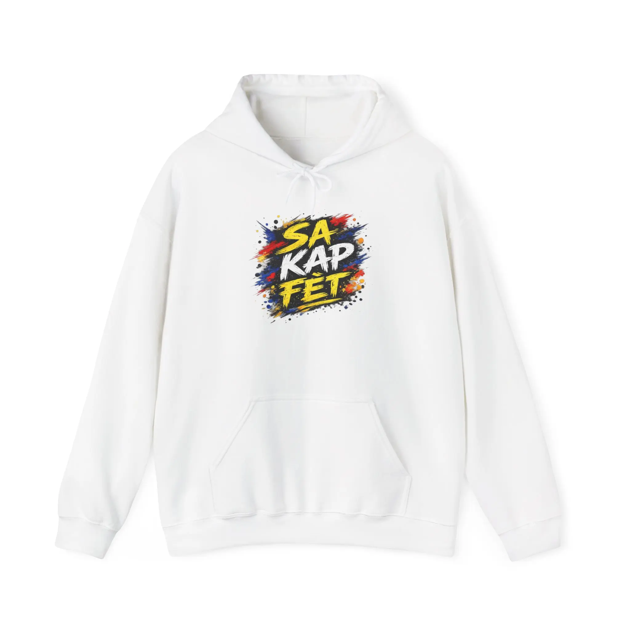 Sa Kap Fèt Hoodie, Haitian Graphic Hoodie, Unisex Pullover Sweatshirt, Haitian Creole Gift
