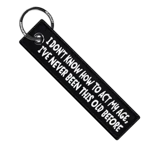 I Don't Know How To Act My Age - Motorcycle Keychain