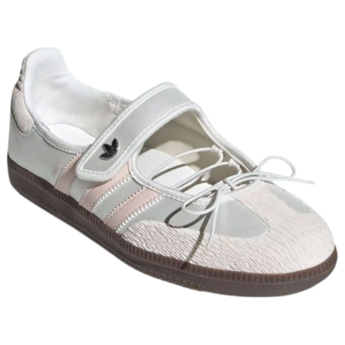 adidas gazelle silver green womens adidas Women's Samba Jane - White main image 0