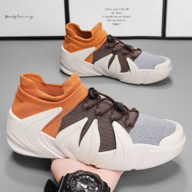 UYCEKK Men's Breathable Low-Top Sneakers - Lace-Up Casual & Sneakers with Cushioned Sole, Rubber Outsole - Solid Color Versatile for Gym, Office, Casual Attire - 2026 New Release (Comfortable Walking & Standing)