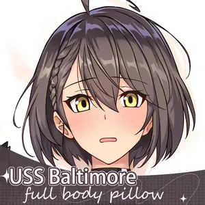Anime Dakimakura Japanese Otaku Waifu Life Size Doublesided Print Hugging Body Pillov Cover Azur Lane Uss Baltimore