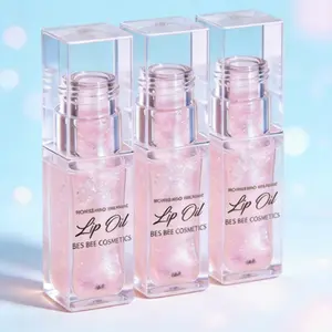 BossUp Cosmetics Glitter Lip Oil 3PCS Hydrating & Plumping Glossy Lips Daily Moisturizing Lip Care Set - Lipgloss, Lipstick