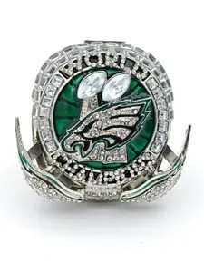Winged Ring Design Punk Style Alloy Material All Seasons Gift for Boyfriend Player Number 1 Piece 26 Size Commemorative Reproduction
