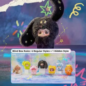 [Holiday Gift]Q-Bao Fuzzy Monster Blind Box,Soft Plush Pendant,Suitable for Bags,Fun Anime Merchandise and Collectible Gift for Fans