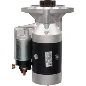 YM129136-77011 Starting Motor for Yanmar Engine 3TNV88F 4TNV88C 4TN78 4TN82 4TN98,Fit for Komatsu PC35 PC40 PC50 SK815 SK714 Excavator Case CX50B New Holland E50Excavator,12V 15 Teeth