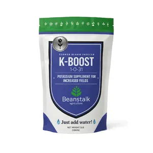 Beanstalk K-Boost 1-0-31 3lb Bag Potassium-Boosting Fertilizer for Optimal Flower Growth and Density Just Add Water