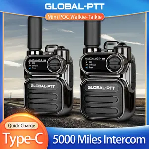 GLOBAL-PTT G388 4G LTE PoC Radio National Wide Unlimited Range Walkie-Talkie Long Battery for Outdoor Camping Construction