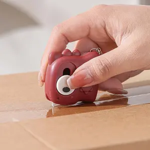 Portable Packaging Opener with Knob, Dinosaur Shape Unboxing Tool, Office & Logistics Use, Convenient Box Cutter, Desk Accessory