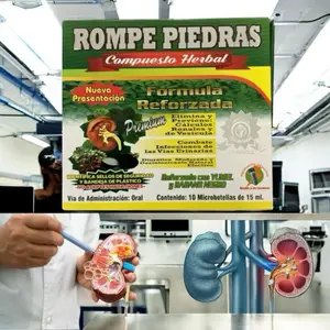 Rompe Piedras Compuesto Herbal 10 microbotellas de 15ml Healthcare Edible Fitness Supplement Dietary Optimum antioxidant
