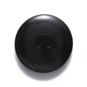 27HR109-BU: Horn Button Black 27mm 2 Hole - 10 Piece Pack