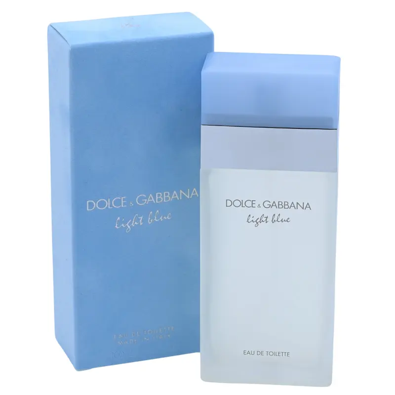 DOLCE & GABBANA Light Blue Women's EDT Liquid Fragrance - Floral Jasmine, Crisp Citrus Fruits, Cedar, Mediterranean, Fresh Fruity Woody Musk Scent, Italian Vibe, 3.3oz New in Box (3-3.9fl oz Women's Fragrance)