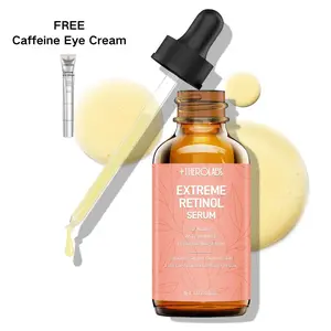 [+1HEROLABS] Retinol Serum for Face 2.5%, B5 Resurfacing with Vitamin C, Vitamin E & Hyaluronic Acid 30ML Skincare Aloe Facial Essence Herbal