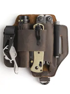 Men's Casual Solid Color Belt Bag, Multi-functional Waist Bag, Outdoor Multitool Kits for Fishing Hunting Foraging, Casual  High-quality Daily Commuting Bag, Durable Outdoor Hiking