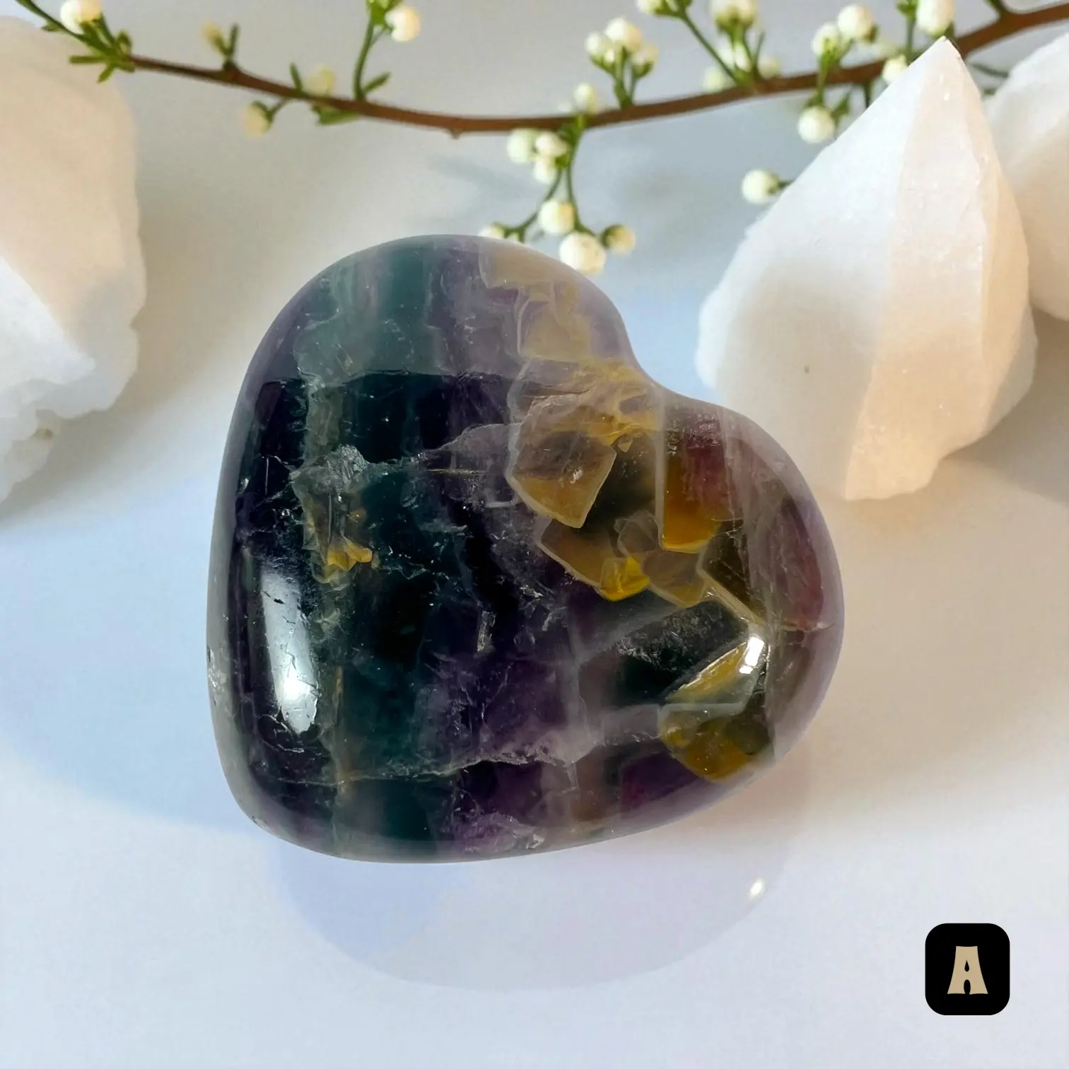 Mexican Fluorite Hearts