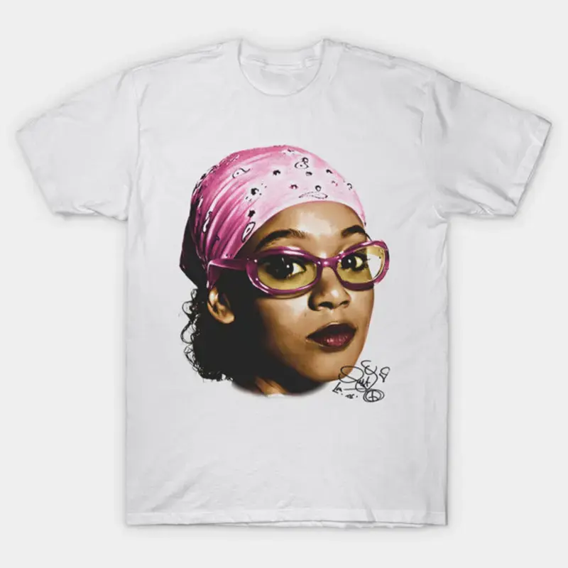 Lisa Left Eye Lopes Rapper T-Shirt Print Short Sleeve Graphic Unisex