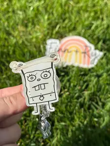 Doodle Bob Bone-Orthopedics, Nurse badge reel, RN, MD, medical, healthcare, work accessory, Ortho