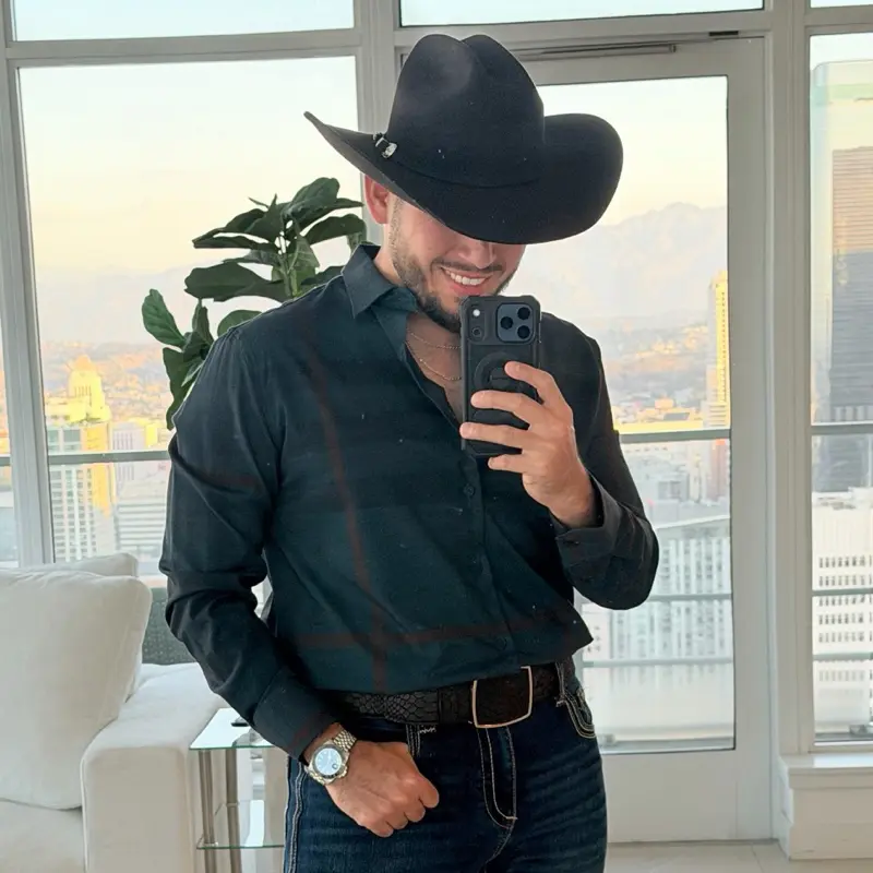WEST PLAID LONG SLEEVE (FITTED)