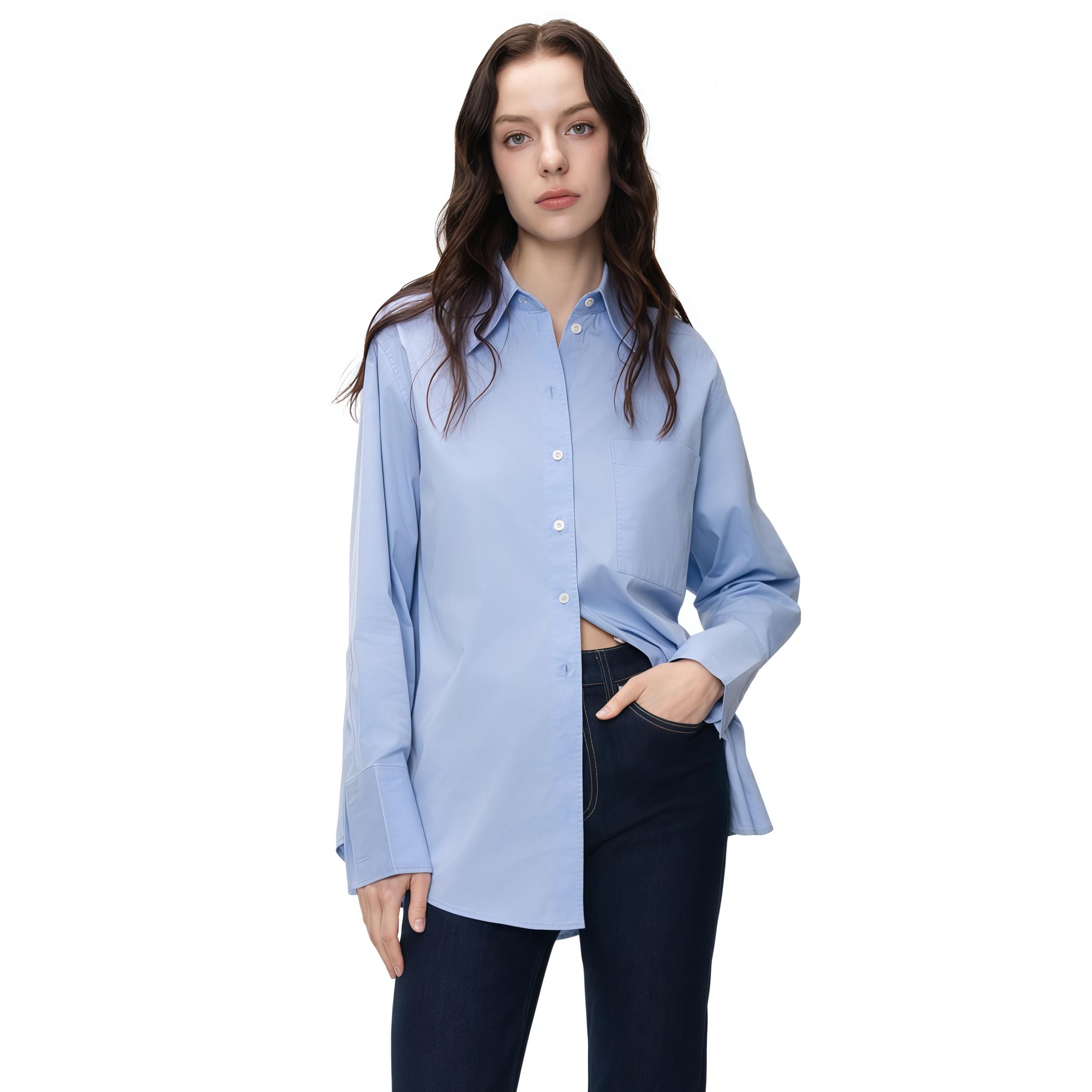 【Clearance Sale】GENUWII Women's Basic Top (1 Piece) – T-Shirt / Long Sleeve / Shirt, Random Style & Color, Soft & Comfortable