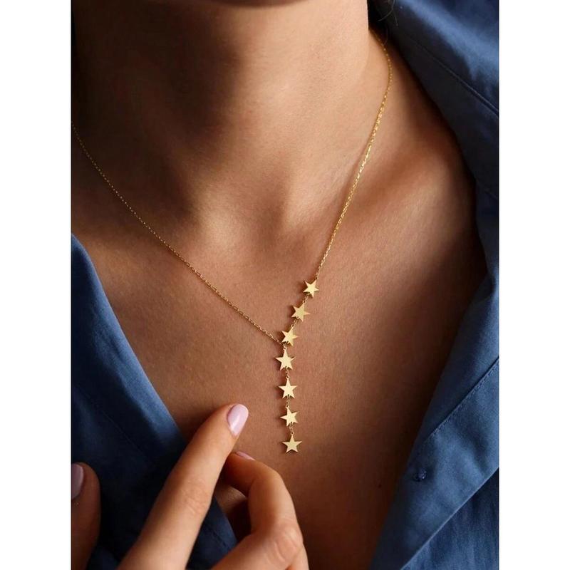 Delicate Flame Sun Ray Necklace – Gold Pendant Chain for Women’s Stylish Look