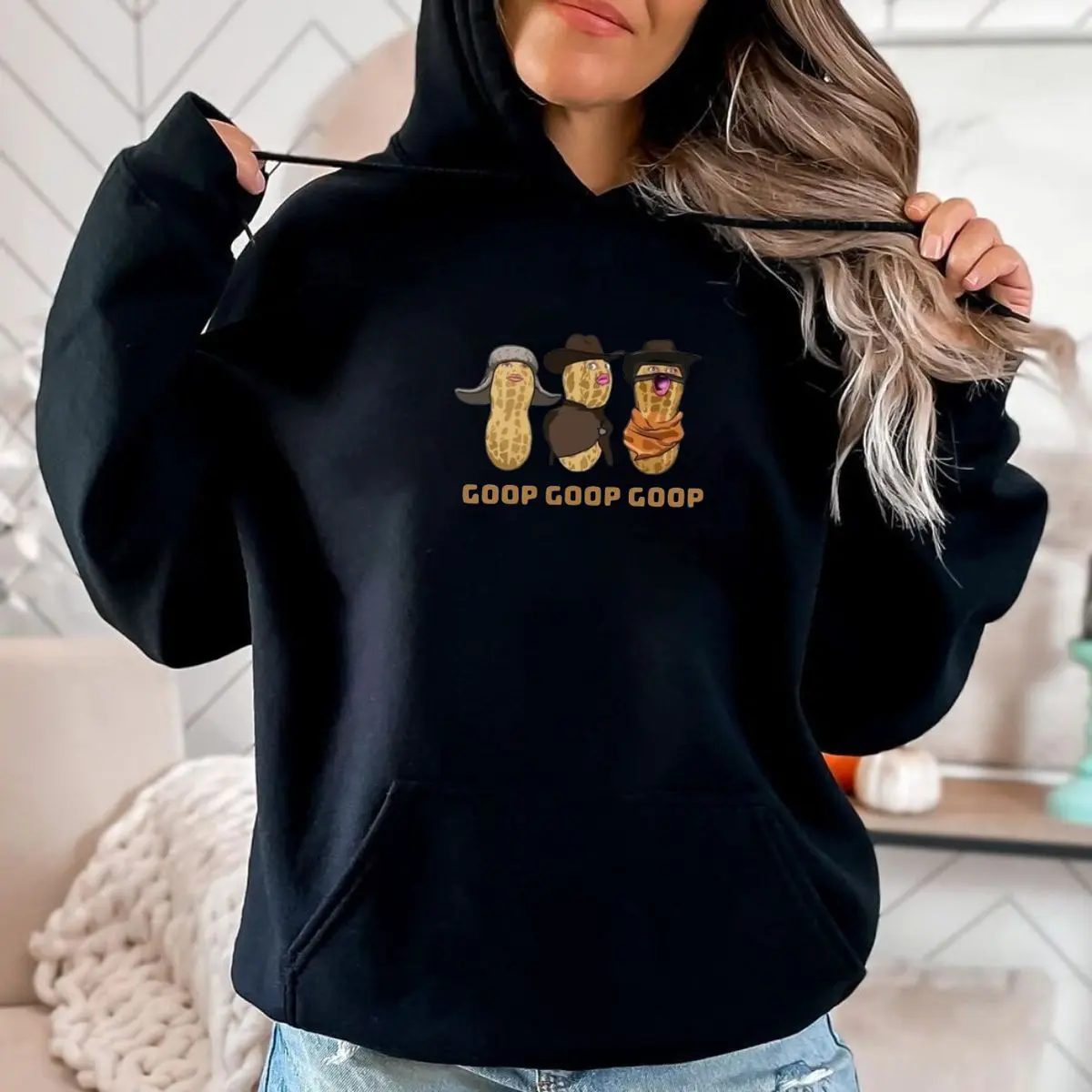 The Burnt Peanut Goop Shirt, Funny Meme Hoodie, Funny Peanut Meme Sweatshirt, Unisex Sweater Pullover Tee
