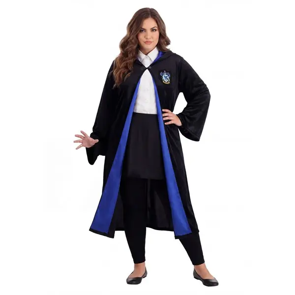 Plus Size Adult Deluxe Harry Potter Ravenclaw Robe Costume Plus Size Adult Deluxe Harry Potter Ravenclaw Robe Costume