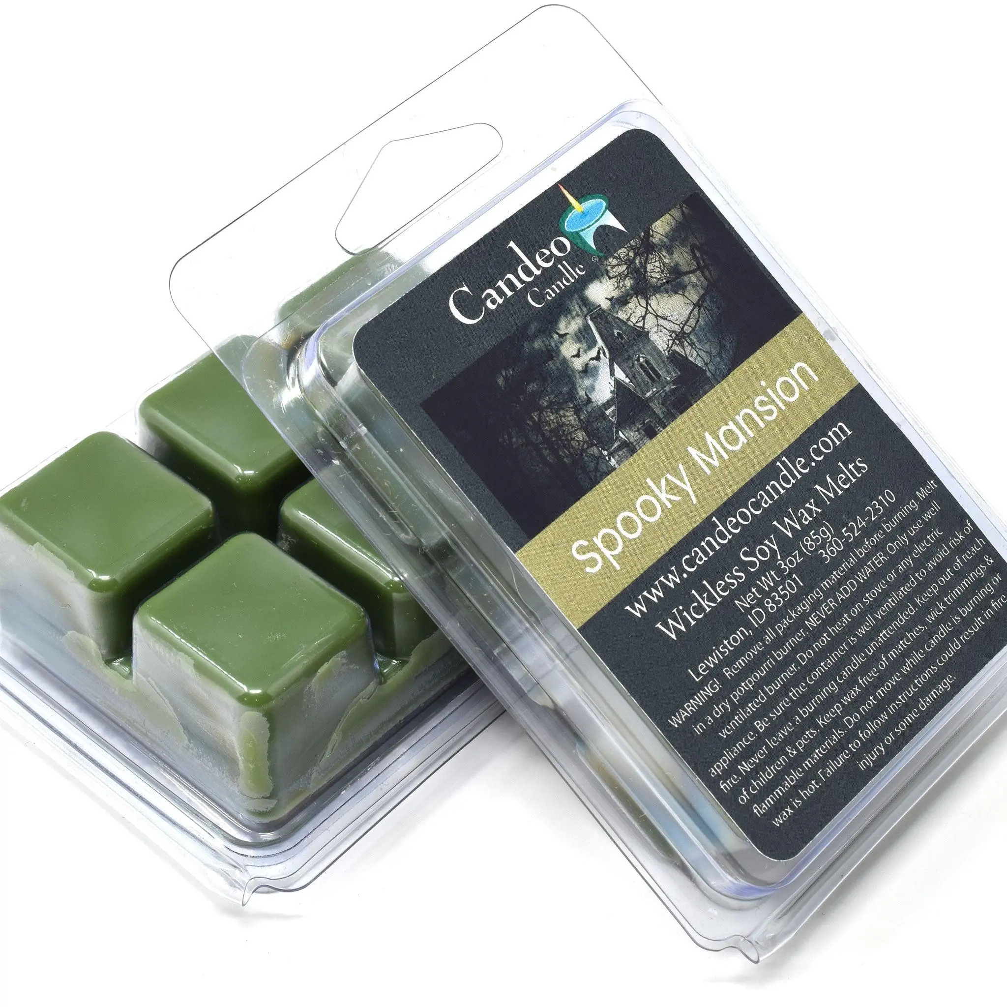 Spooky Mansion, Soy Melt Cubes, 2-Pack