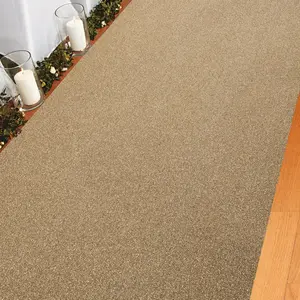 3 ft. x 50 ft. Champagne Gold Glitter Aisle Runner