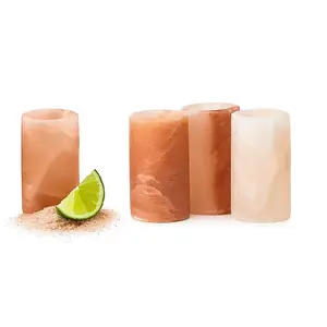 Original and Authentic Himalayan Salt Shot Glass - Set of 4