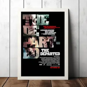 The Departed (2006) Classic Movie Poster - Film Fan Collectibles - Vintage Movie Poster - Home Decor - Wall Art