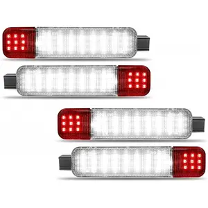 LED Interior Door Panel Light fit for Chevy Silverado Suburban Tahoe GMC Sierra Yukon Cadillac Escalade, Courtesy Warning Lamp (4pcs)