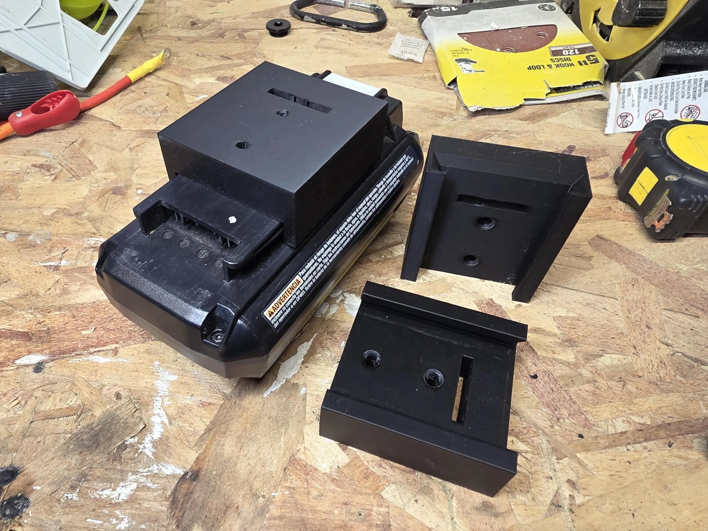Ryobi 40v battery mounts / bracket 3pack