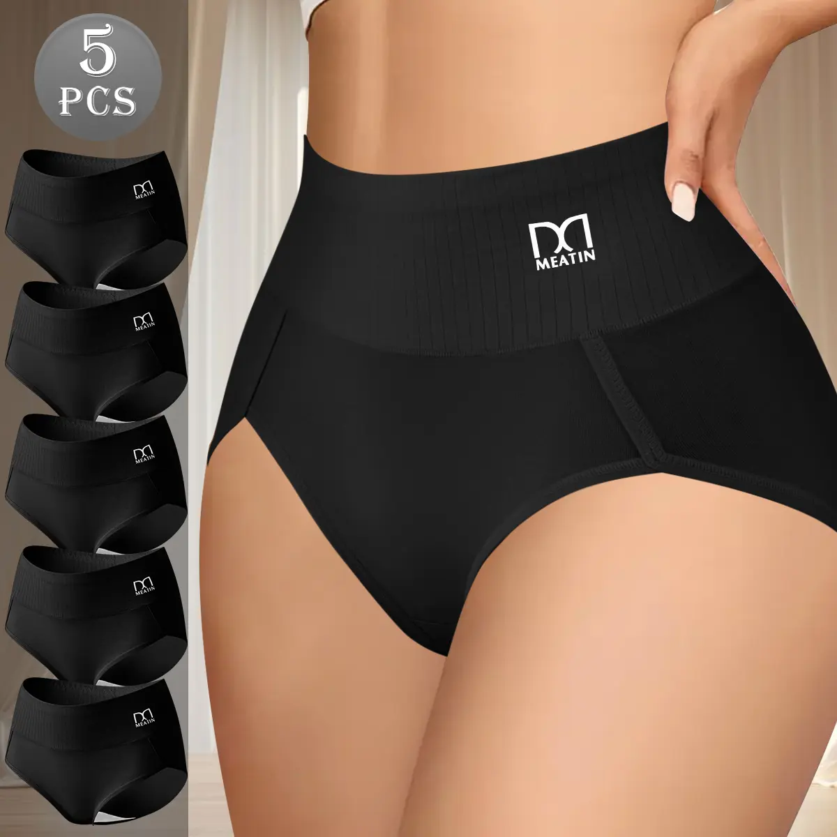 5PCS Black Color