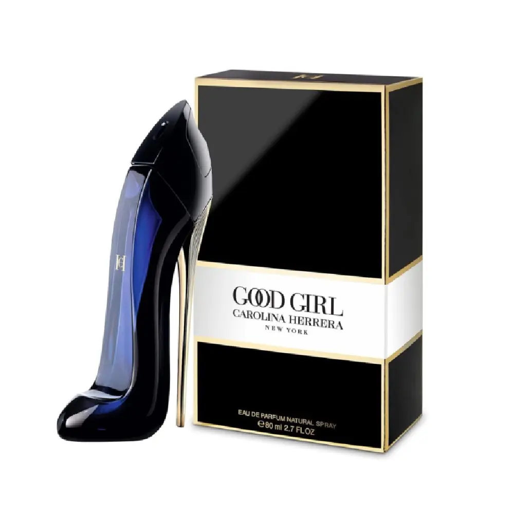 Carolina Herrera Good Girl Eau de Parfum 2.7 fl oz for Women, Sensual Ambery Floral Fragrance with Jasmine, Tuberose & Roasted Tonka Bean, Iconic Sky‑High Stiletto Bottle midnight‑blue