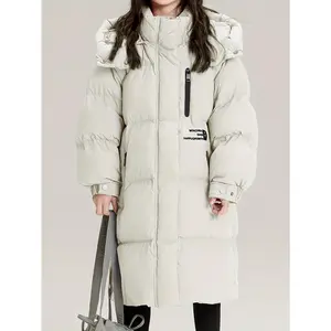 (New)Girls' Winter Jacket - Long Coat with Full-Zip Closure, Hooded Ski Jacket, Loose Fit Cold-Proof Outerwear for Skiing, Snowboarding, Everyday - Machine Washable Kids' Clothing (Hand Washable) - Ideal Gift for Girls & Boys - Stylish & Warm Winter Coat