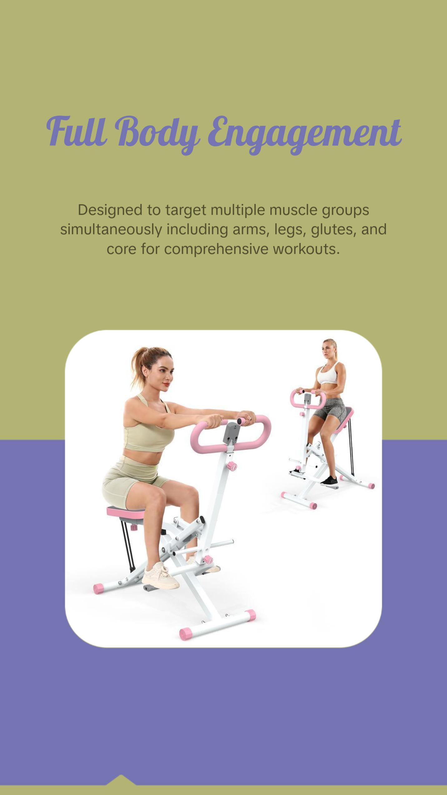 Foldable Squat Rodeo Core Exercise Machine Foldable Squat Rodeo Core Exercise Machine