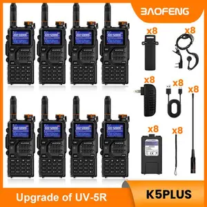 BAOFENG K5PLUS (Upgraded from UV-5R) Ham Radio Long Range, Long Distance Walkie Talkie Radio, Handheld Two Way Radio for Hunting,Audio & Video Product