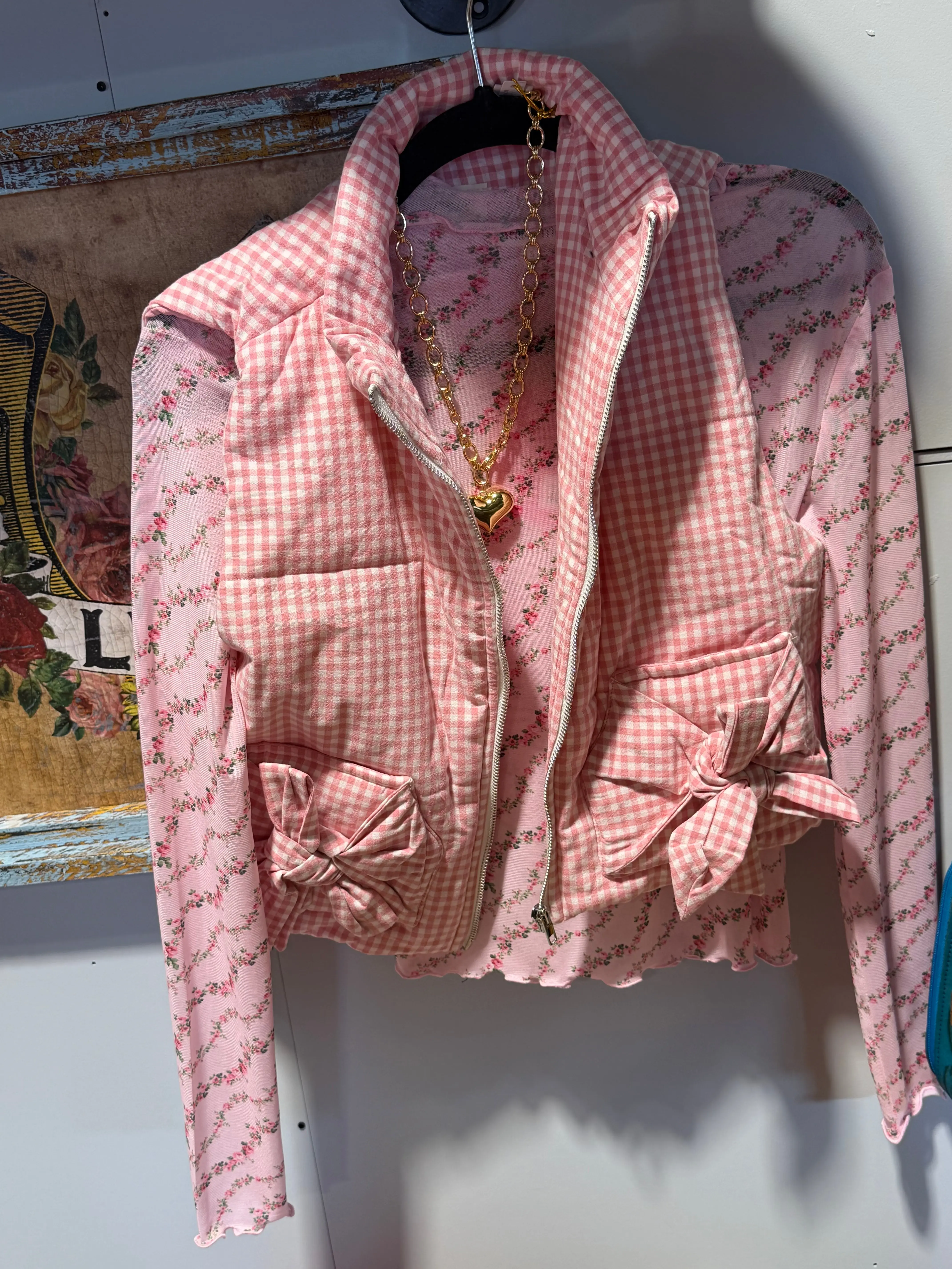 Gingham Vest