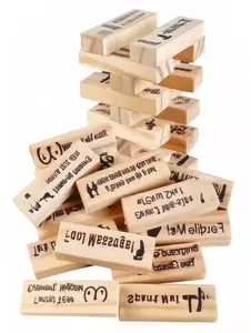 Stacking-Tower Game - Perfect Gift for Friends, Best for Parties, Date Nights & Valentine's Day - Fun & Exciting Entertainment for Special Occasions