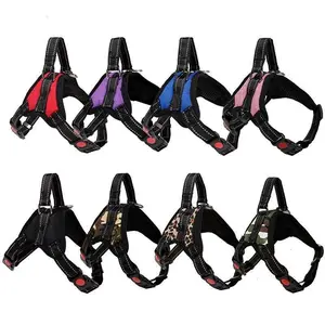 Adjustable No-Pull Dog Harness for Medium and Large Dogs – Padded Chest Strap, Reflective Safety Vest with Quick-Release Buckles – Ideal for Golden Retriever, Samoyed, Teddy, and More
